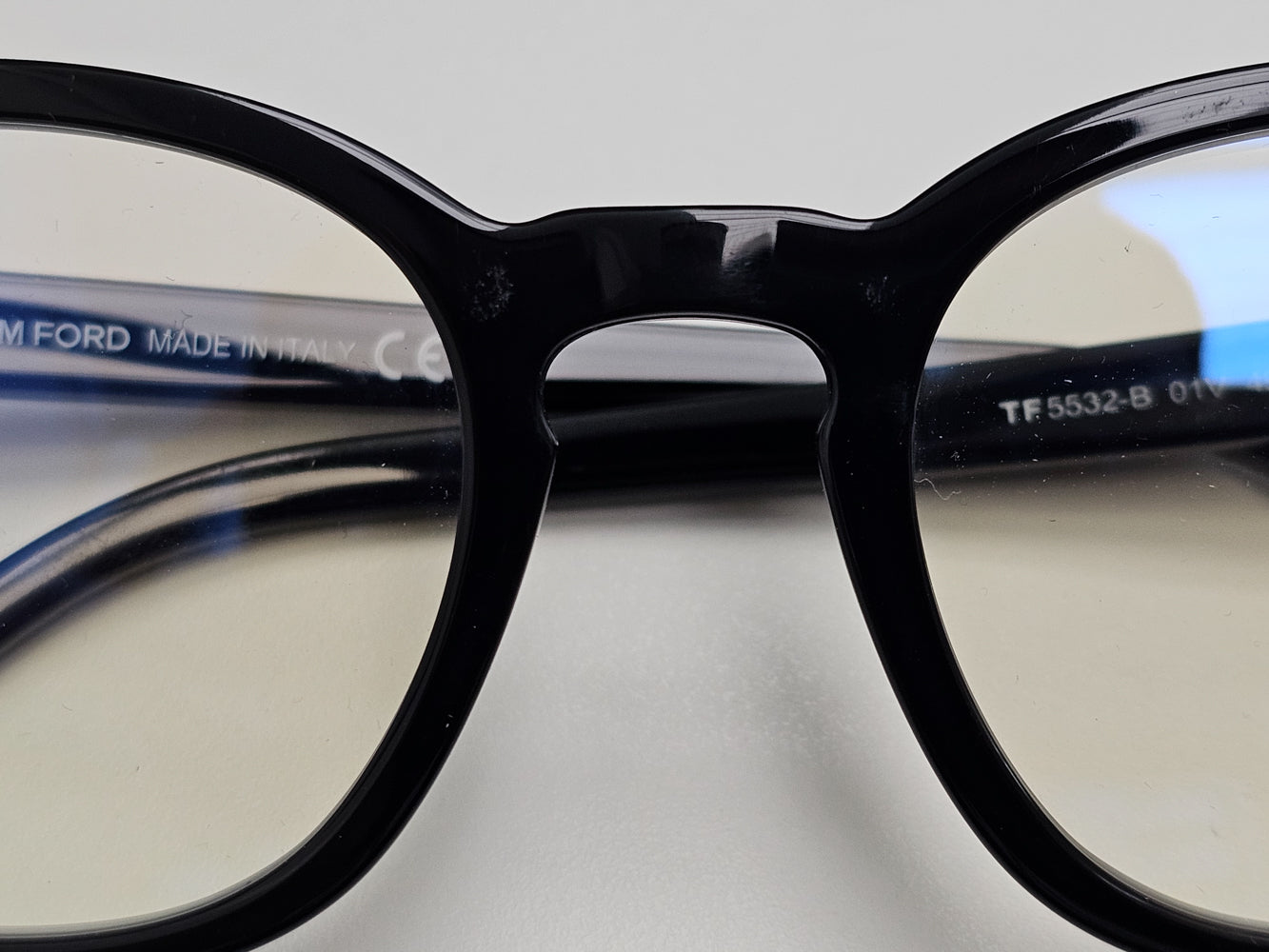 Tom Ford Blue Control Frame With Clip-On