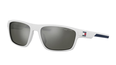 Tommy Hilfiger TH1978/S Matte White/Silver Mirror #colour_matte-white-silver-mirror