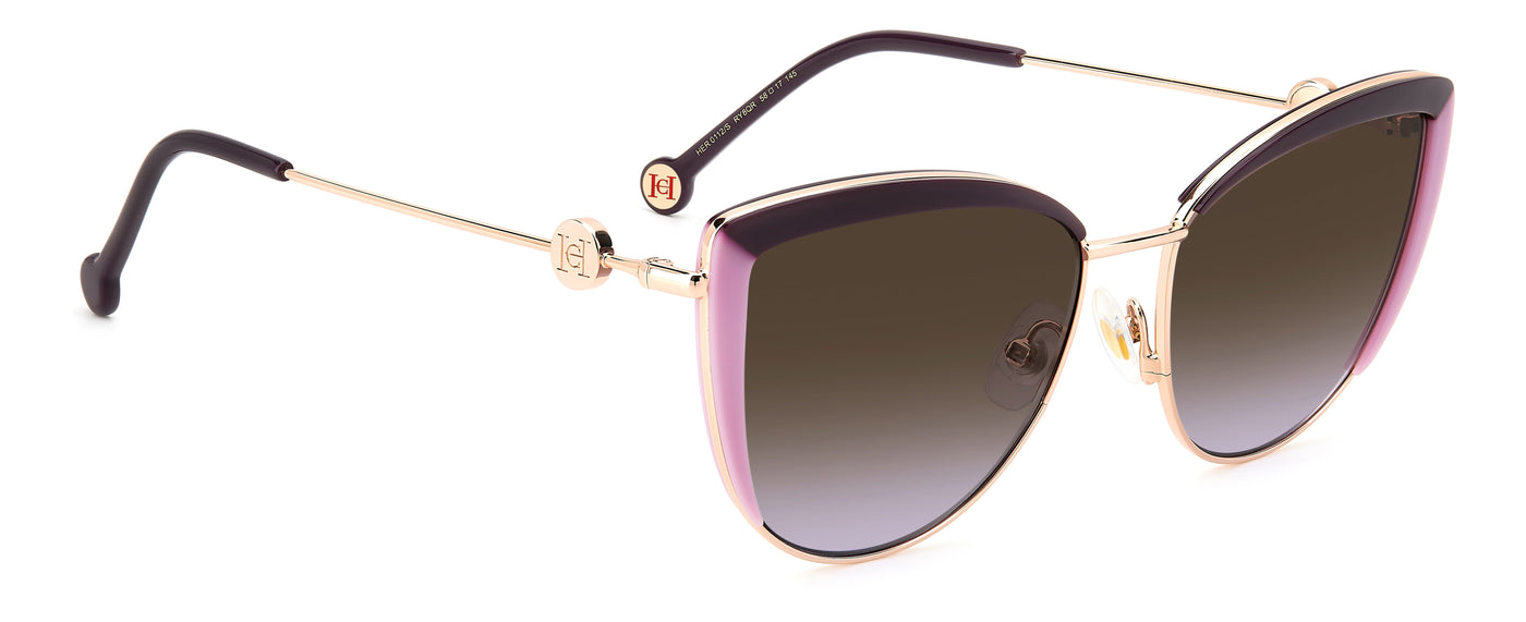 Carolina Herrera HER 0112/S Violet Lilac/Brown Gradient #colour_violet-lilac-brown-gradient