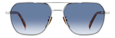 David Beckham DB1128/G/S Silver Havana/Dark Blue Gradient #colour_silver-havana-dark-blue-gradient