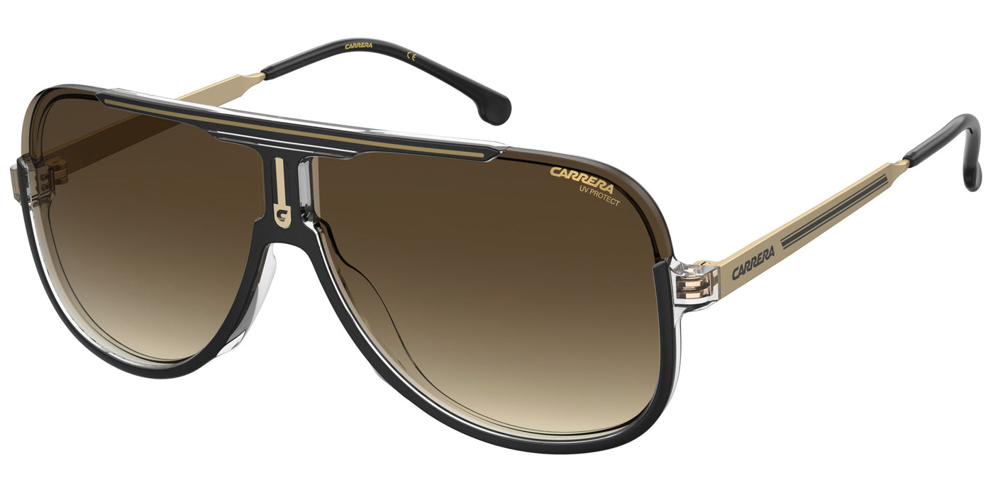 Carrera 1059/S Black Gold/Brown Gradient #colour_black-gold-brown-gradient