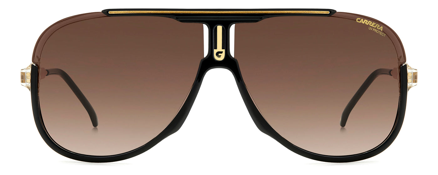 Carrera 1059/S Black Gold/Brown Gradient #colour_black-gold-brown-gradient