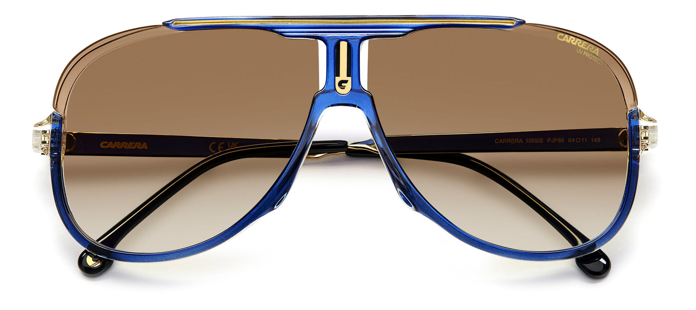 Carrera 1059/S Blue/Black Brown Green Gradient #colour_blue-black-brown-green-gradient