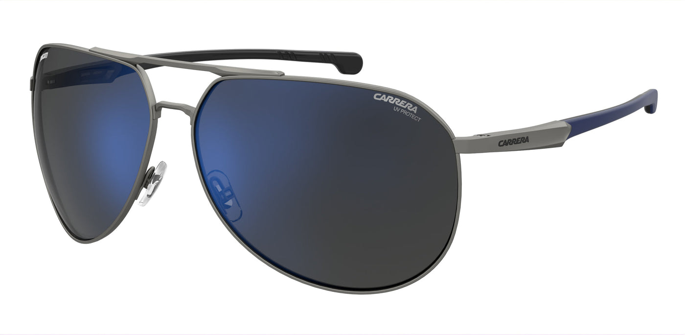 Carrera Ducati CARDUC 030/S Matte Dark Ruthenium Black/Blue Mirror #colour_matte-dark-ruthenium-black-blue-mirror