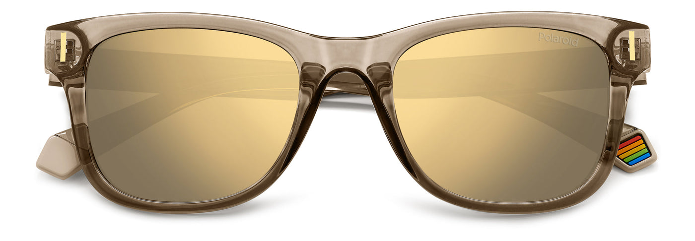 Polaroid PLD6206/S Beige/Grey Gold Polarised #colour_beige-grey-gold-polarised