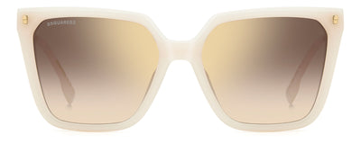 DSQUARED2 D2 0135/S Ivory/Gold Gradient Mirror #colour_ivory-gold-gradient-mirror