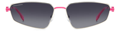 DSQUARED2 ICON 0015/S Palladium Pink/Grey Gradient #colour_palladium-pink-grey-gradient