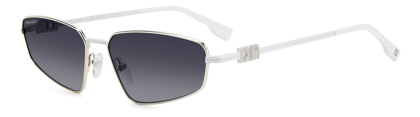 DSQUARED2 ICON 0015/S Palladium White/Grey Gradient #colour_palladium-white-grey-gradient