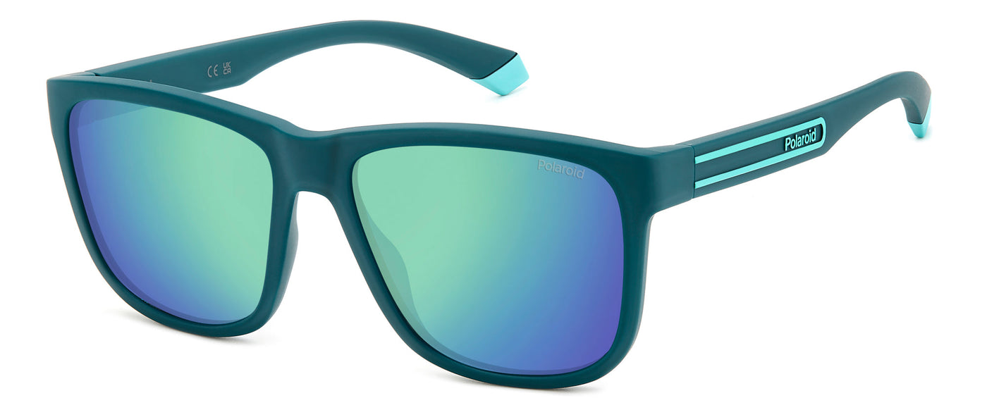 Polaroid PLD 2155/S Matte Teal/Blue Mirror Polarised #colour_matte-teal-blue-mirror-polarised