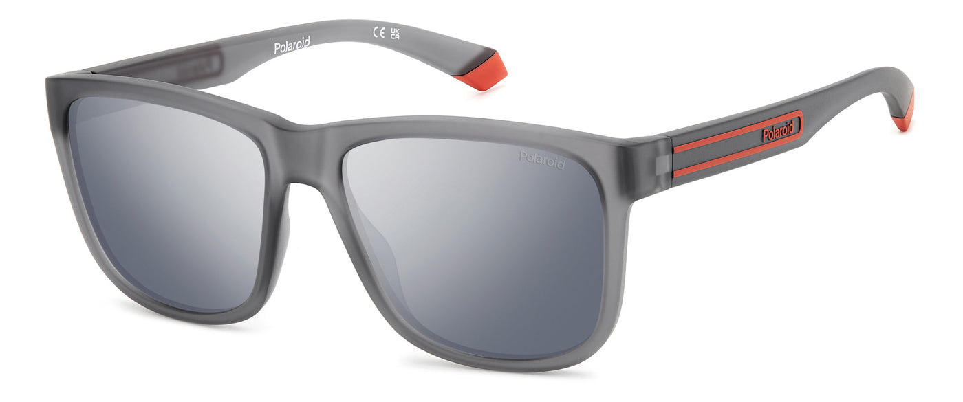 Polaroid PLD 2155/S Matte Grey/Silver Mirror Polarised #colour_matte-grey-silver-mirror-polarised