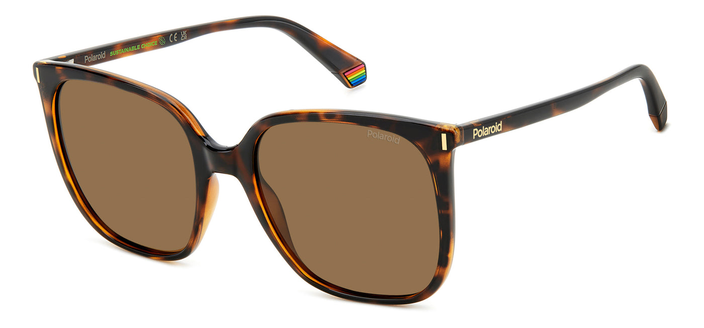 Polaroid PLD 6218/S Havana/Brown Polarised #colour_havana-brown-polarised