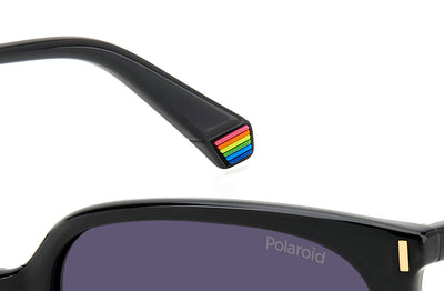 Polaroid PLD 6218/S Black/Blue Polarised Gradient #colour_black-blue-polarised-gradient