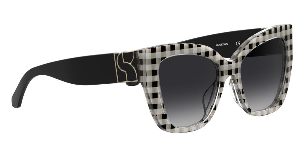 Kate Spade BEXLEY/G/S White Black Pattern/Grey Gradient #colour_white-black-pattern-grey-gradient