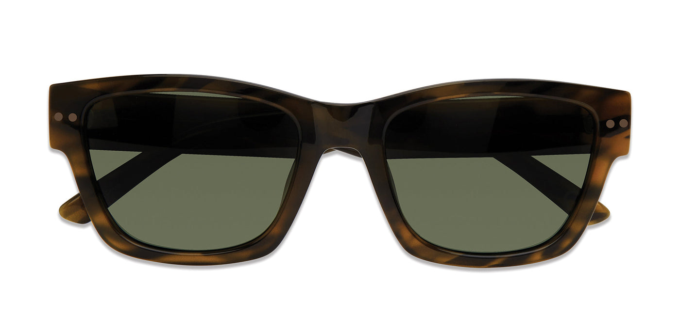 Prive Revaux The Alton/S Olive Horn/Green Polarised #colour_olive-horn-green-polarised