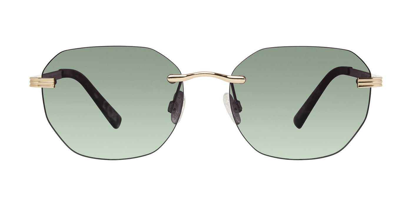 Prive Revaux Track Star/S Gold Green/Green Shaded #colour_gold-green-green-shaded