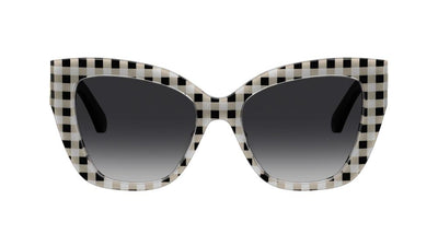 Kate Spade BEXLEY/G/S White Black Pattern/Grey Gradient #colour_white-black-pattern-grey-gradient