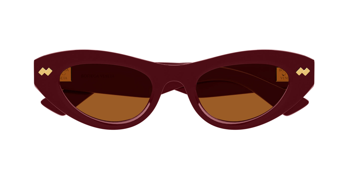 Bottega Veneta BV1350S Burgundy/Brown #colour_burgundy-brown