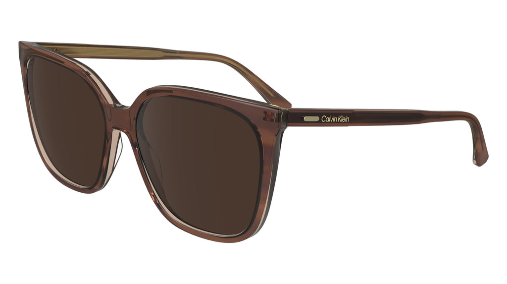 Calvin Klein CK24509S Striped Brown Rose/Brown #colour_striped-brown-rose-brown