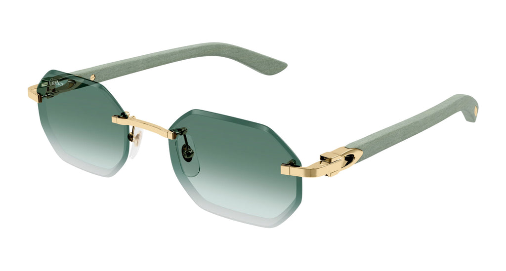 Cartier CT0439S Gold-Green/Green #colour_gold-green-green