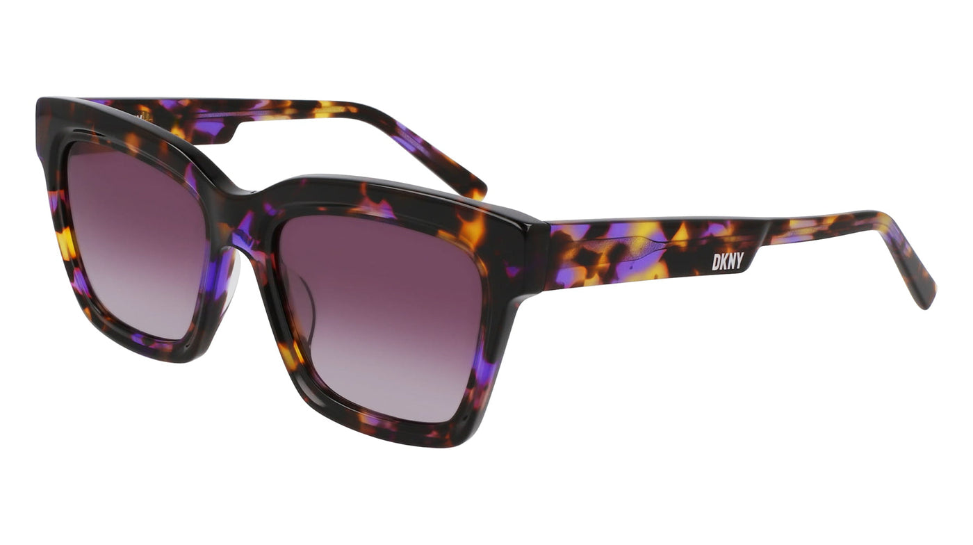 DKNY DK551S Violet Tortoise/Havana #colour_violet-tortoise-havana