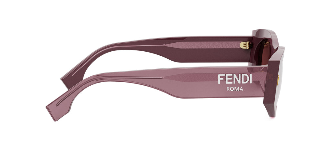 Fendi Roma FF 0434/G/S SZJ Ivory Gold Grey Mirror FF Monogram Women hot Sunglasses.