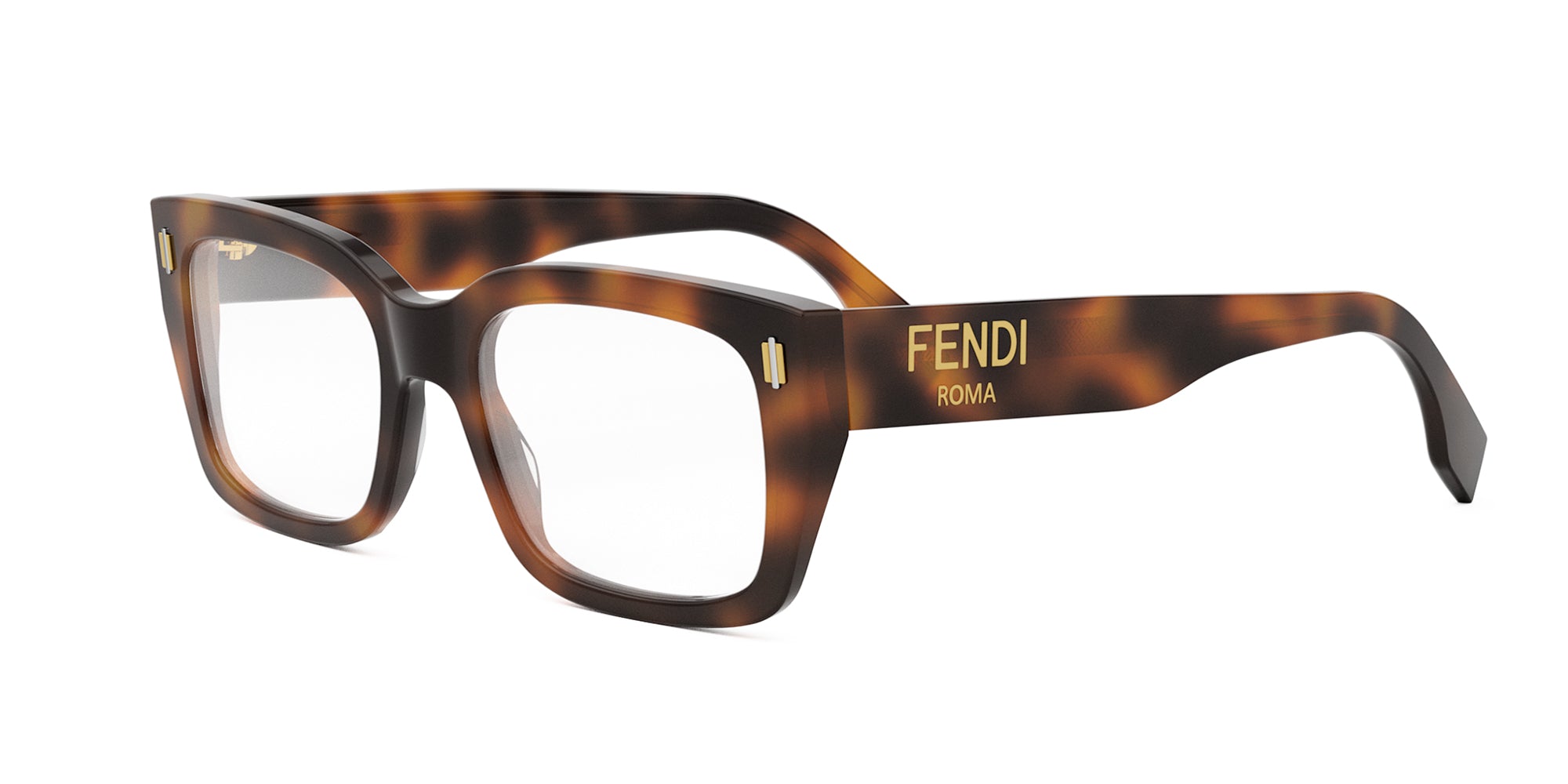 Fendi Roma FE50094I Square Glasses Fashion Eyewear