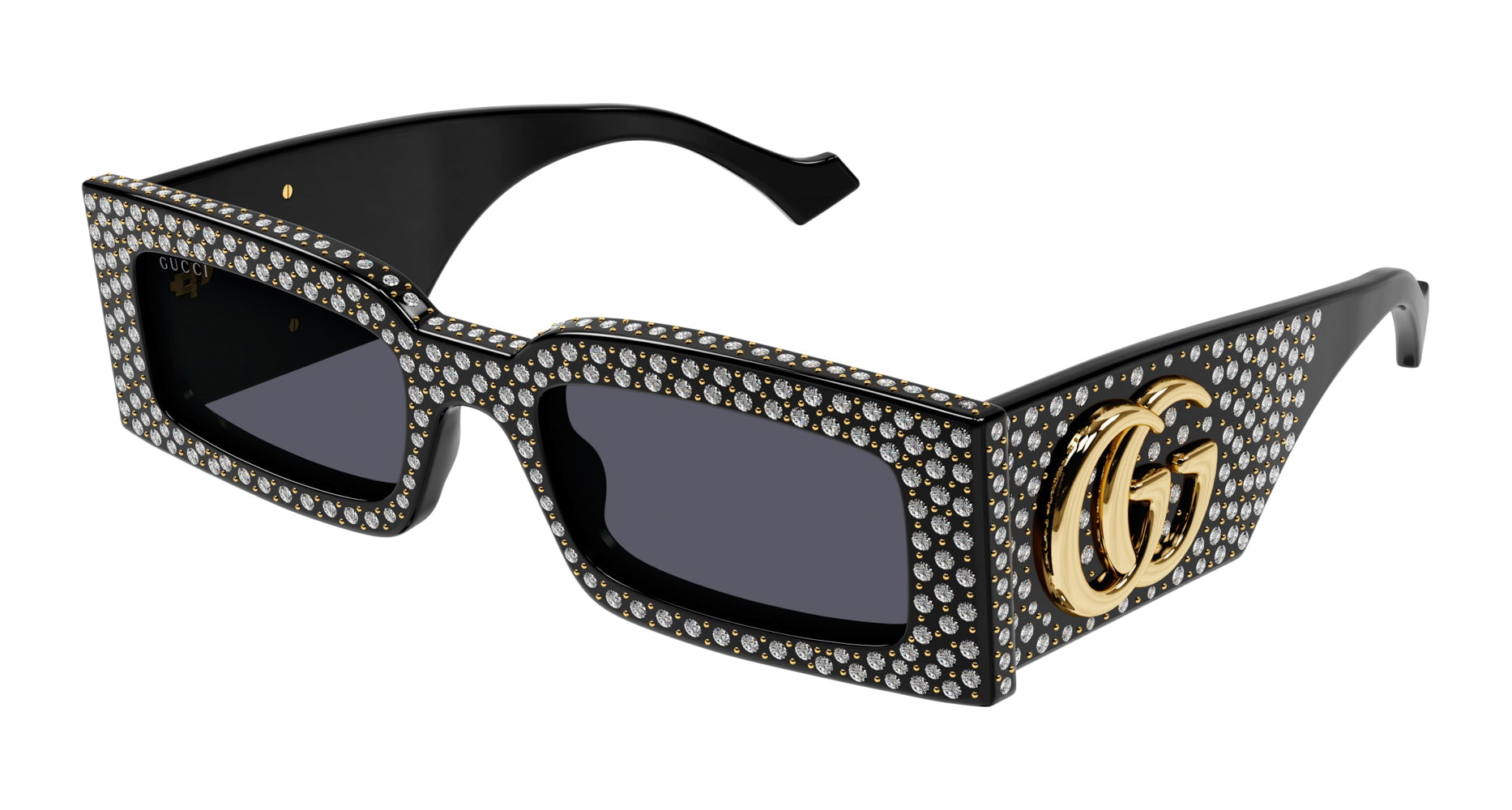 Gucci shades sales with diamonds