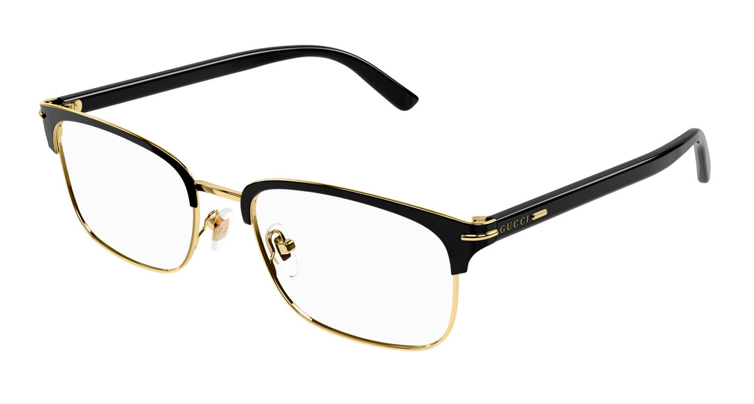 Gucci eyeglasses for women black gold popular