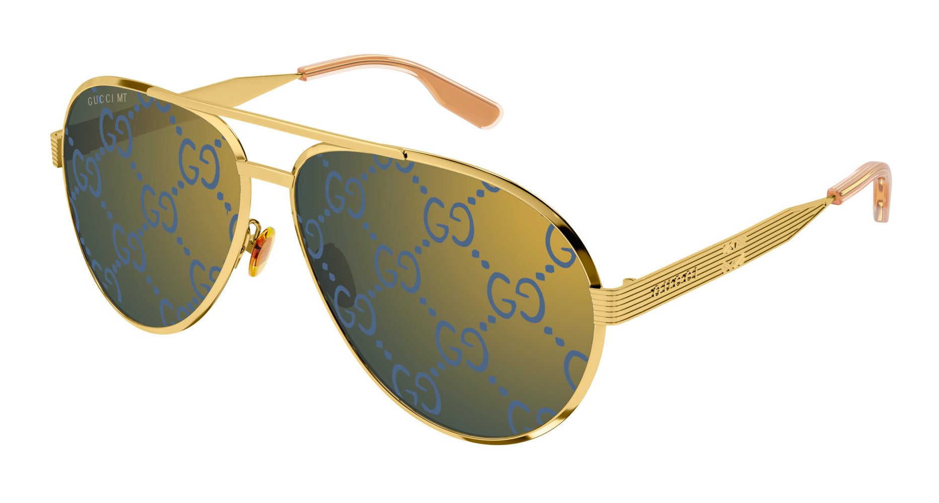 Gucci mirrored aviator clearance sunglasses