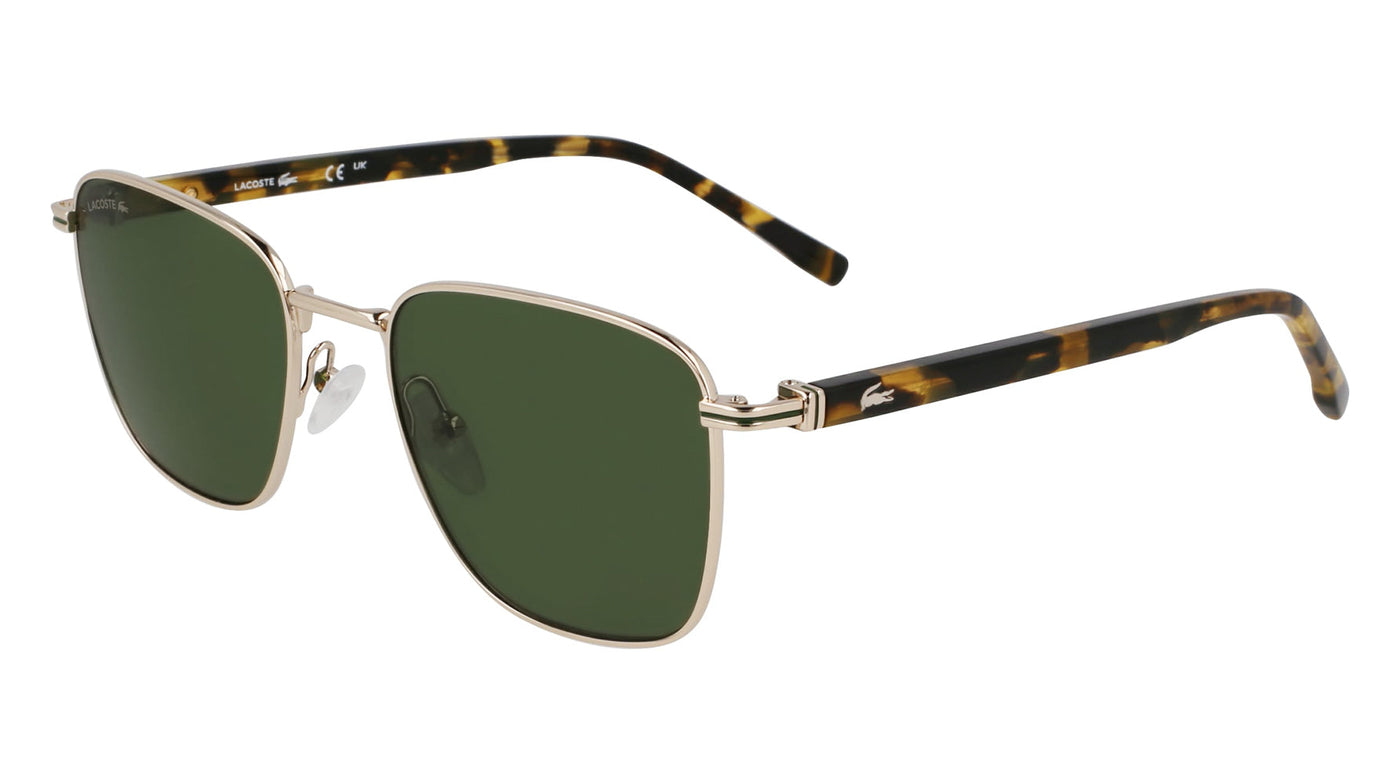 Lacoste L265S Light Gold/Green #colour_light-gold-green