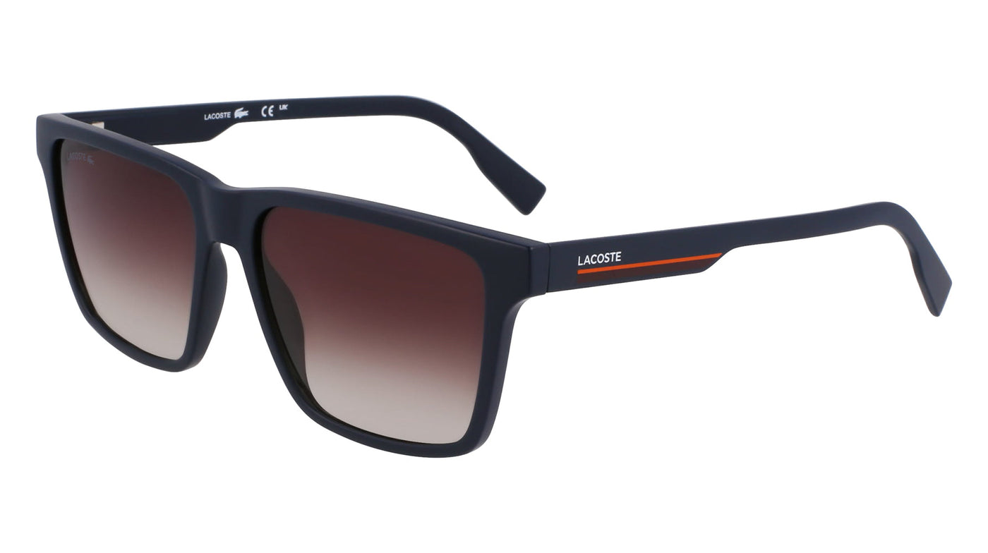 Lacoste L6039S Matte Blue/Brown #colour_matte-blue-brown