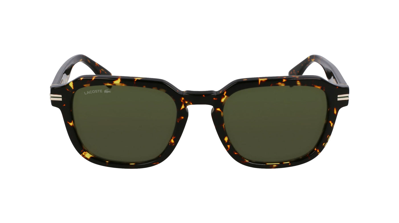 Lacoste L6046S Dark Havana/Green #colour_dark-havana-green