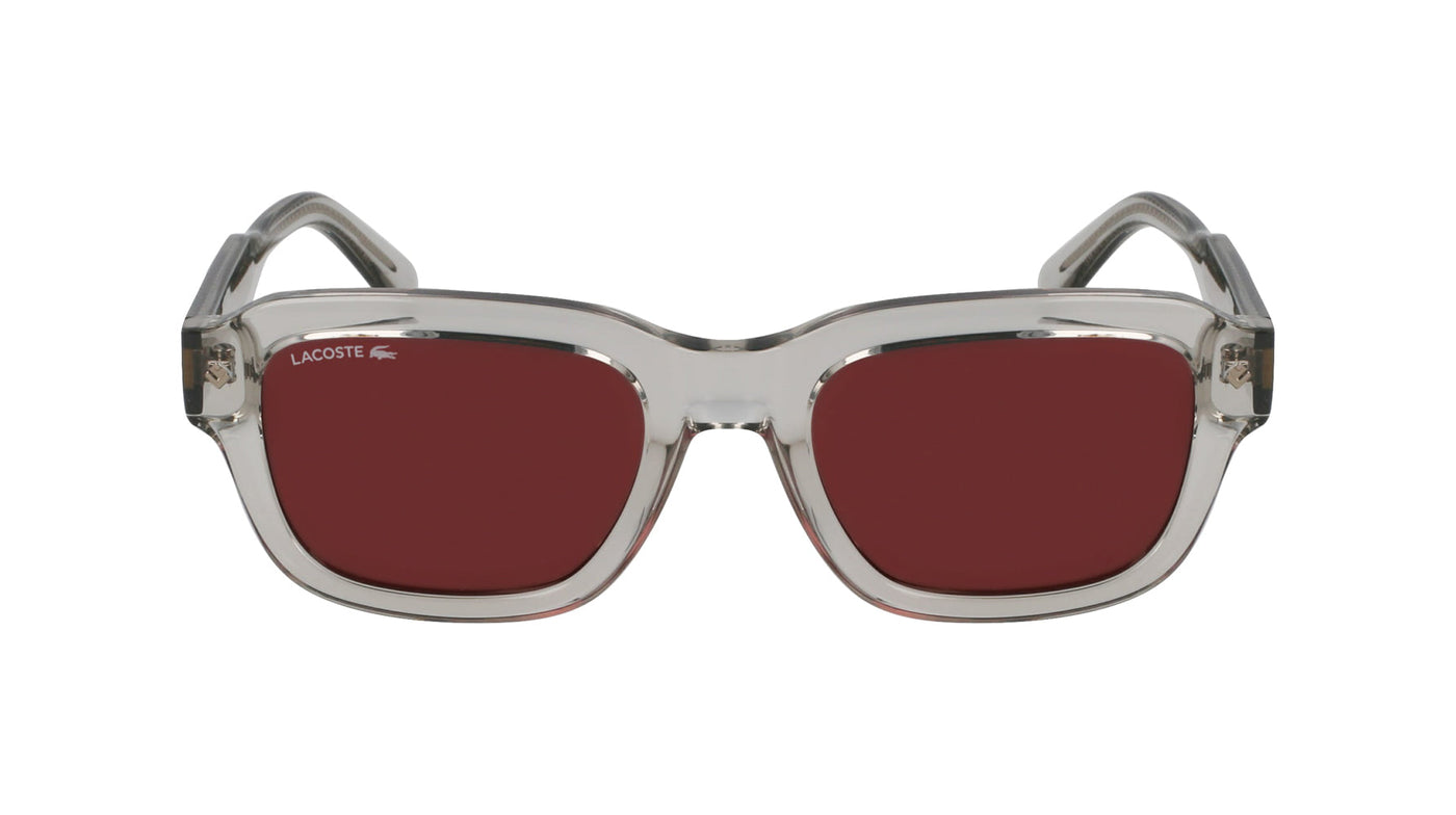 Lacoste L6048S Light Grey/Red #colour_light-grey-red