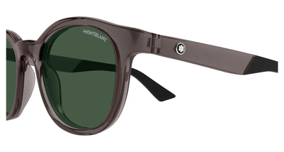 Montblanc MB0398S Grey/Green #colour_grey-green