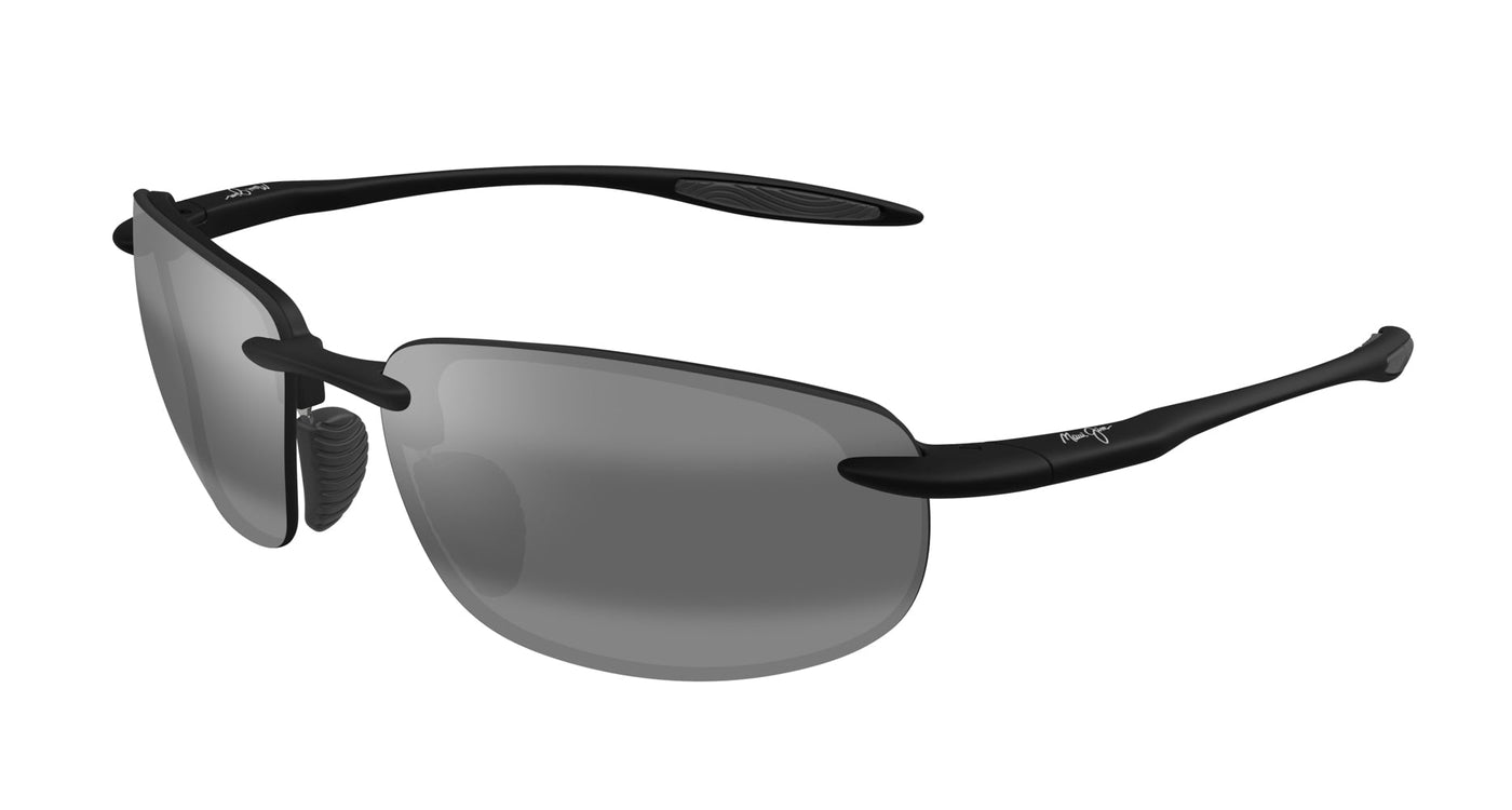 Maui Jim Ho'okipa Ultra MJ0676S Matte Black/Grey #colour_matte-black-grey