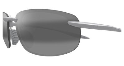 Maui Jim Ho'okipa Ultra MJ0676S Matte Silver/Grey #colour_matte-silver-grey