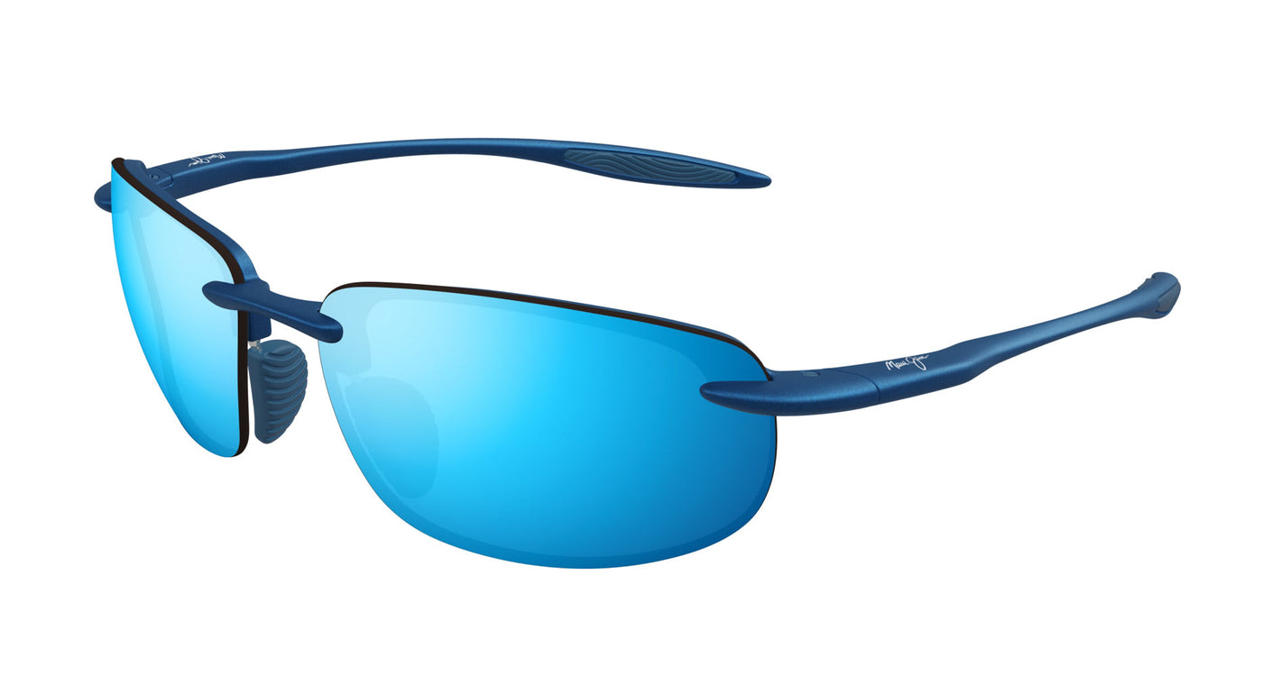 Maui Jim Ho'okipa Ultra MJ0676S Matte Blue/Blue #colour_matte-blue-blue