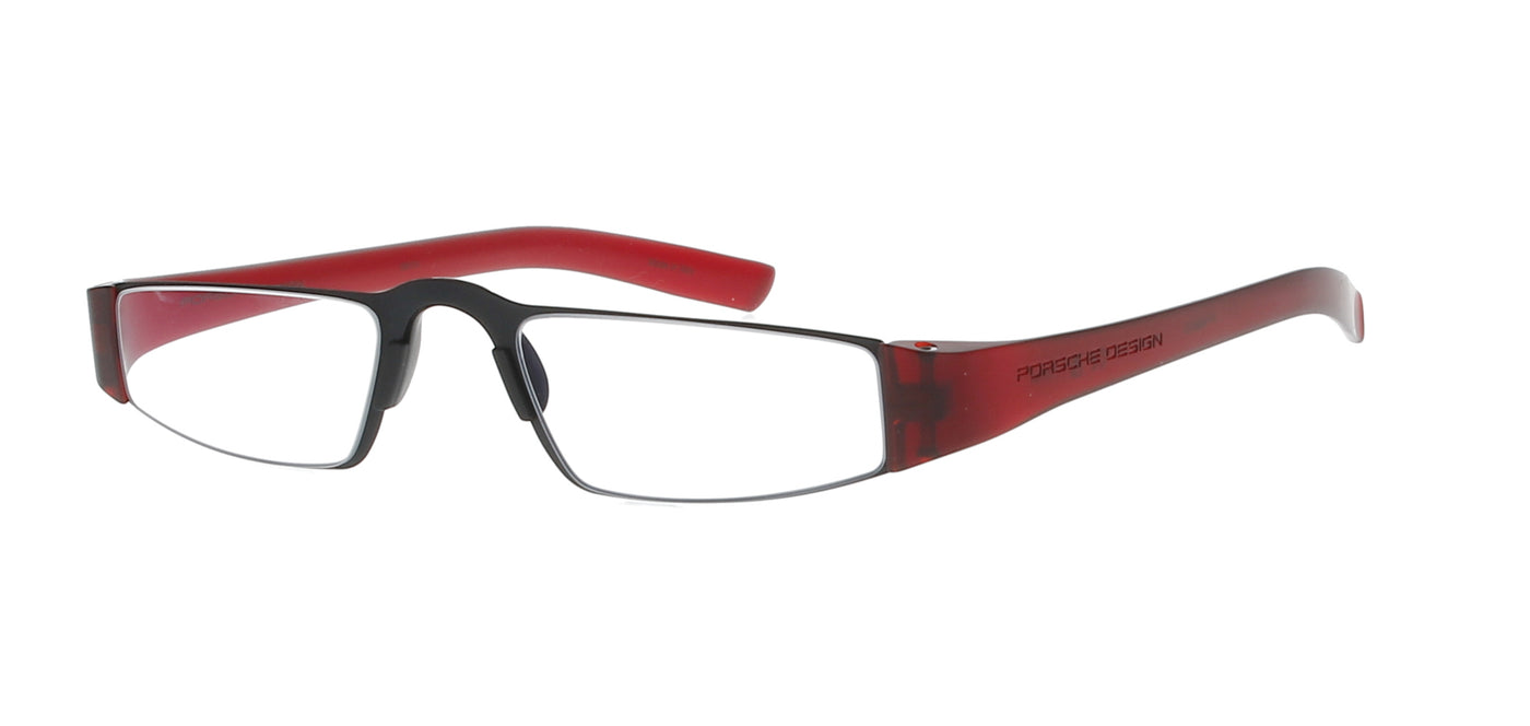 Porsche Design Readers P8801 Black-Red #colour_black-red