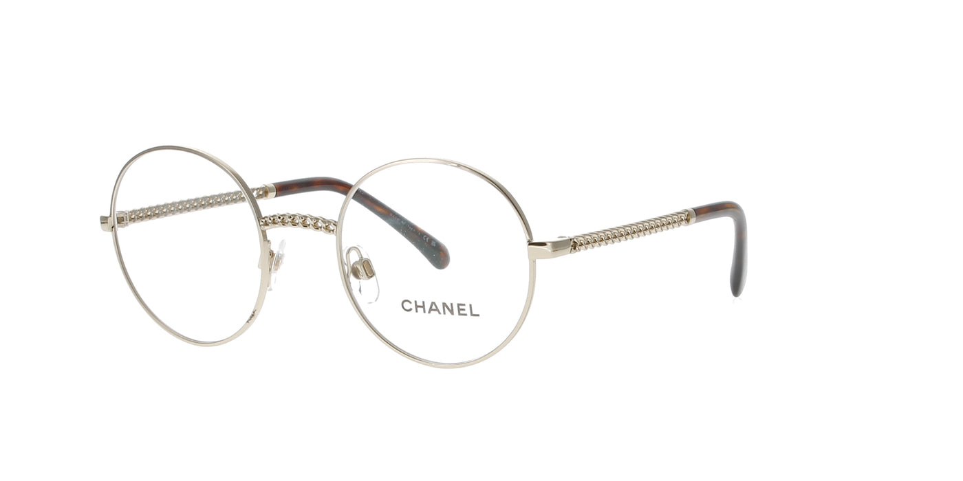 Gold Round Metal Chanel Frame