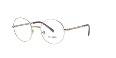 Gold Round Metal Chanel Frame