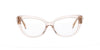 Pink Crystal Cat Eye Miu Miu Frame