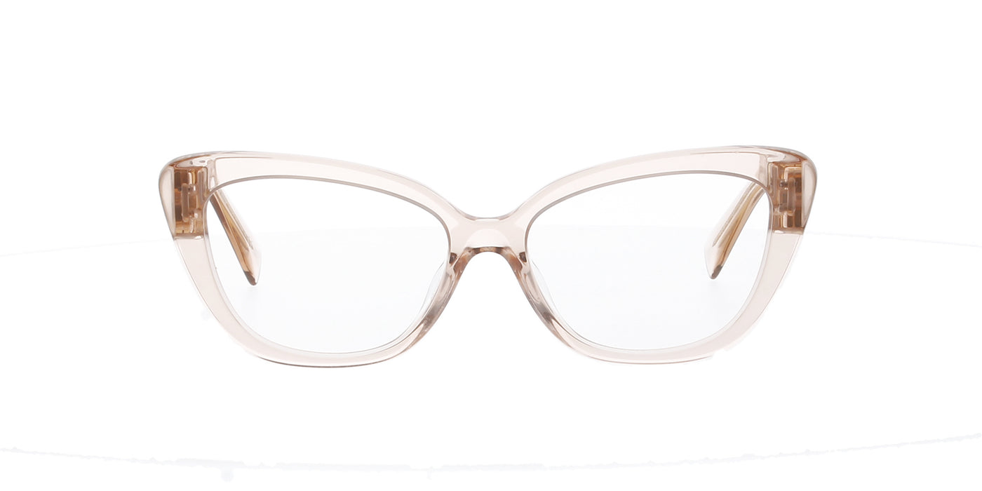 Pink Crystal Cat Eye Miu Miu Frame