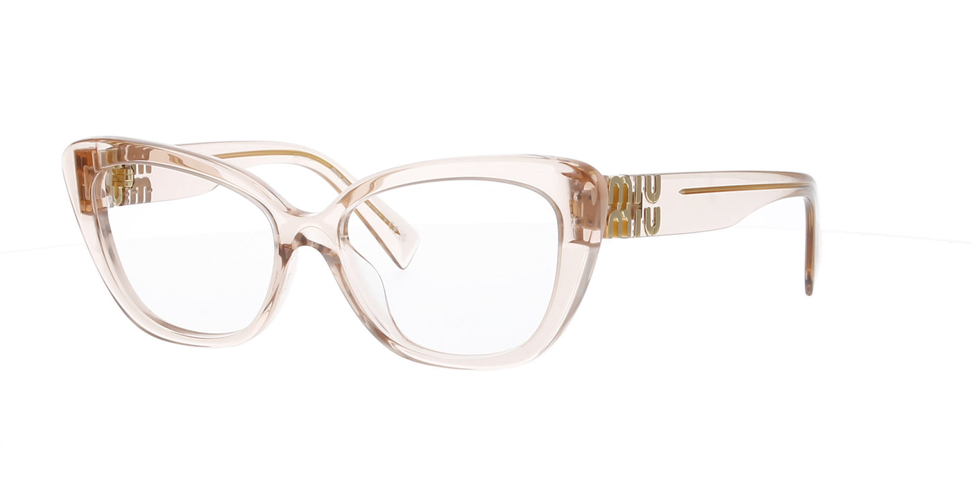 Pink Crystal Cat Eye Miu Miu Frame