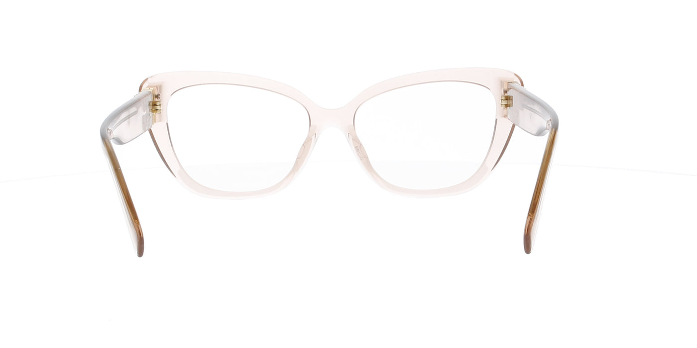 Pink Crystal Cat Eye Miu Miu Frame