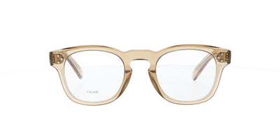 Brown Transparent Celine Bold 3 Dots Frame