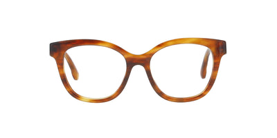 Striped Havana Butterfly Chanel Frame