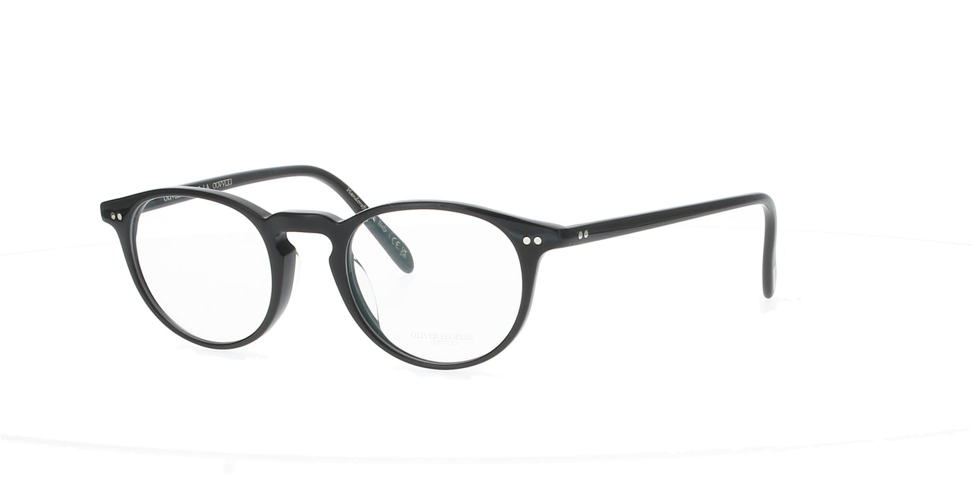 Black Round Oliver People's Riley R Frame