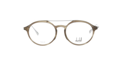 Striped Beige Round Dunhill Titanium Frame