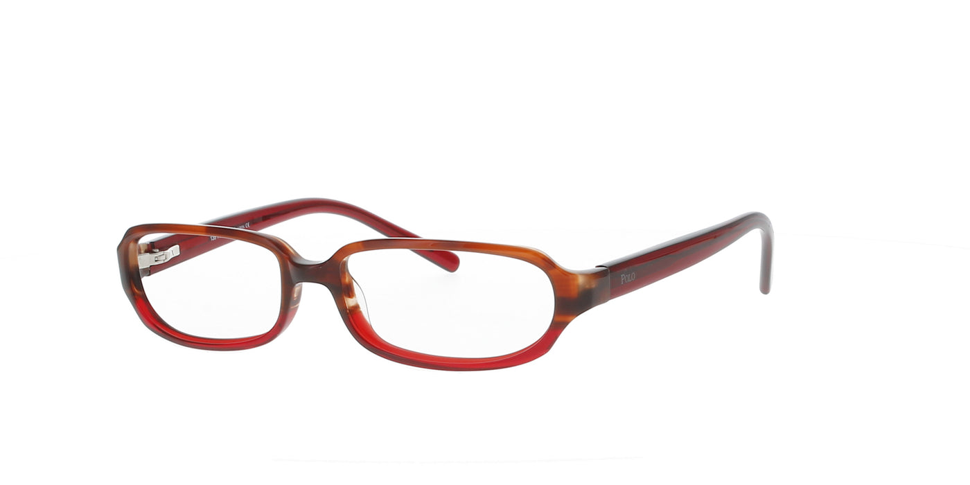 Polo Brown and Red Oval Frame