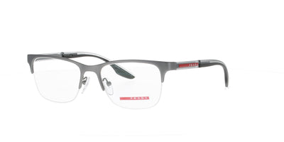 Silver Prada Sport Semi - Rimless Frame